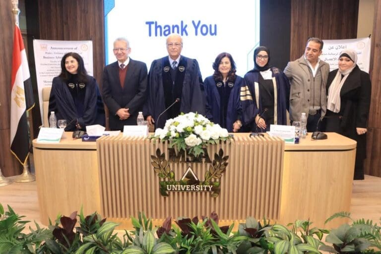 أول مناقشة علمية للحصول على درجة الماجيستير في إدارة الأعمال بكلية علوم الإدارة جامعة MSA 3 FB IMG 1733436034349 كلية علوم الرياضة أول مناقشة علمية للحصول على درجة الماجيستير في إدارة الأعمال بكلية علوم الإدارة جامعة MSA موقع في الجامعة