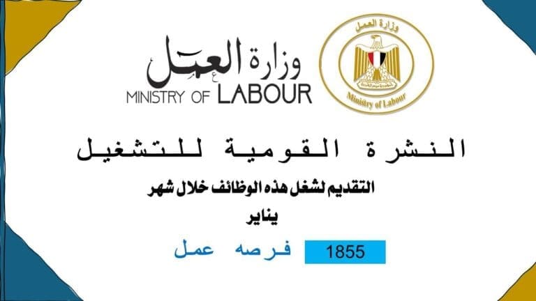 1855 فُرصة عمل جديدة في 66 شركة خاصة تنتظر شباب 8 مُحافظات 6 1855 فُرصة عمل جديدة في 66 شركة خاصة تنتظر شباب 8 مُحافظات