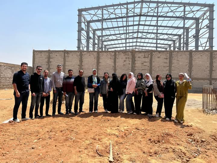 الجامعة المصرية الروسية تنظم جولة تدريبية لطلاب الهندسة المعمارية في منطقة المصانع بمدينة بدر 1 الجامعة المصرية الروسية