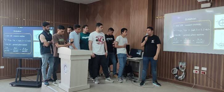 طلاب هندسة "الميكاترونكس" بجامعة المنصورة الأهليةيتألقون في يوم علمي لتطبيق مفاهيم ميكانيكا الجسم الجاسئ 8 FB IMG 1747498496807 يقدم طلاب هندسة "الميكاترونكس" بجامعة المنصورة الأهليةيتألقون في يوم علمي لتطبيق مفاهيم ميكانيكا الجسم الجاسئ موقع في الجامعة