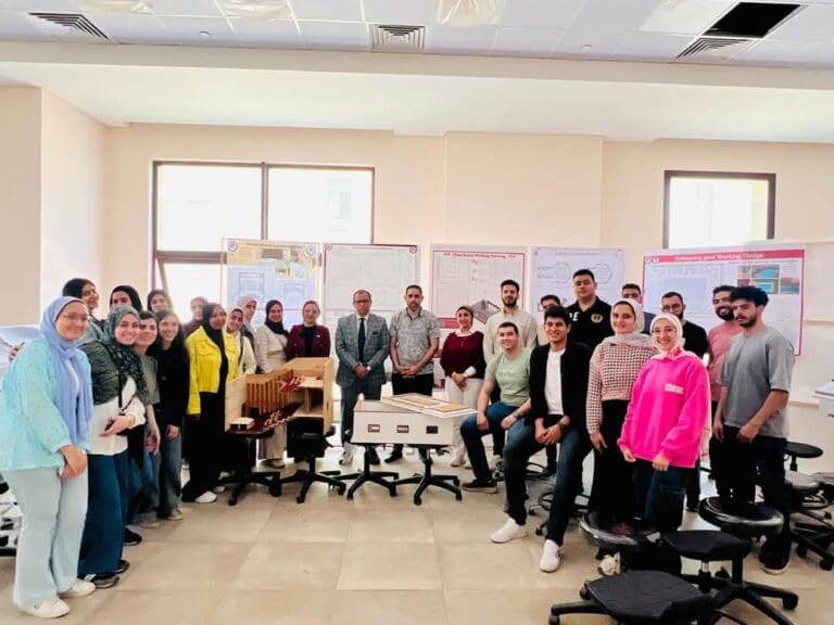 طلاب "العمارة البيئية" بجامعة المنصورة يبدعون في تنفيذ الرسومات بمدرسة حديثة 20 FB IMG 1748105755676 التعليم العالي طلاب "العمارة البيئية" بجامعة المنصورة يبدعون في تنفيذ الرسومات بمدرسة حديثة موقع في الجامعة