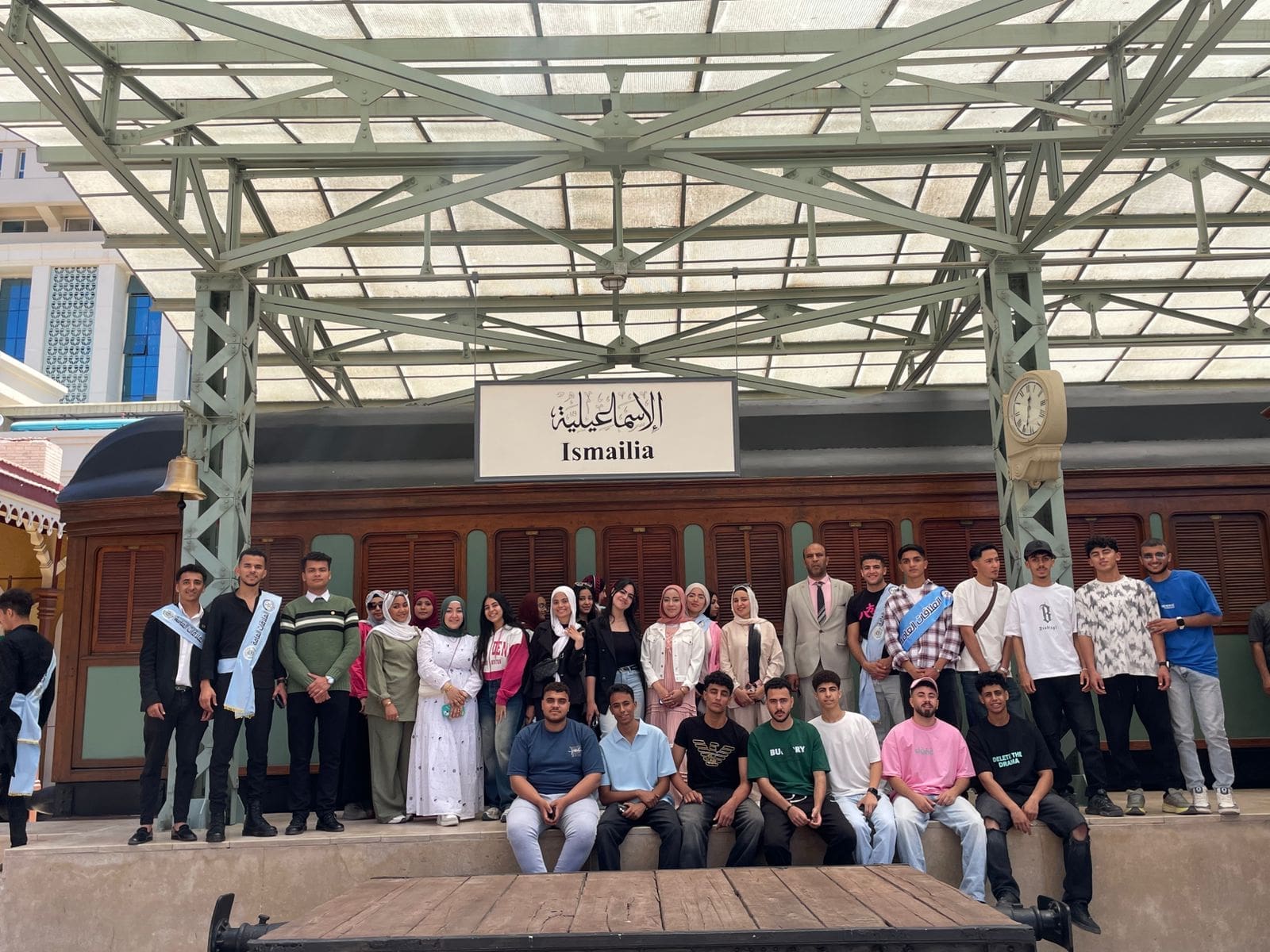 متحف قناة السويس يستقبل طلاب جامعة الإسماعيلية الجديدة في زيارة تعريفية بتاريخ المشروع القومي 1 متحف قناة السويس يستقبل طلاب جامعة الإسماعيلية الجديدة