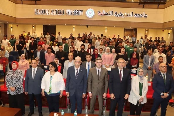 القاصد يشهد حفل ختام الأنشطة الطلابية بجامعة المنوفية الأهلية ويكرم المتميزين 1 القاصد يشهد حفل ختام الأنشطة الطلابية بجامعة المنوفية الأهلية ويكرم المتميزين