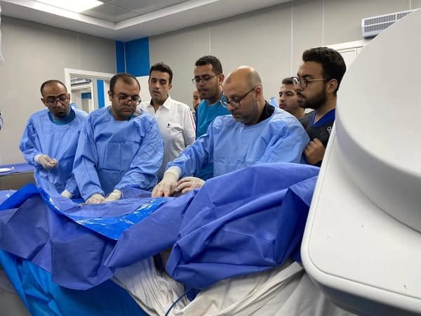 إنقاذ حياة مريضة مصابة بجلطة مخية حادة بتدخل دقيق وعاجل بمستشفيات جامعة المنوفية 1 إنقاذ حياة مريضة مصابة بجلطة مخية حادة بتدخل دقيق وعاجل بمستشفيات جامعة المنوفية