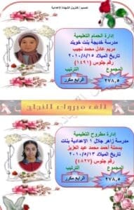 بالأسماء.. تعليم مطروح تعلن أوائل الشهادة الإعدادية 2025 بعد اعتماد النتيجة بنسبة نجاح 84.4% 4 تعليم مطروح تعلن أوائل الشهادة الإعدادية 2025