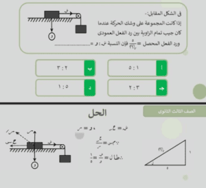 مراجعة نهائية شاملة لمادة الاستاتيكا لطلاب الثانوية العامة 2025.. شرح القوانين وتدريبات محلولة 9 مراجعة شاملة لمادة الاستاتيكا لطلاب الثانوية العامة