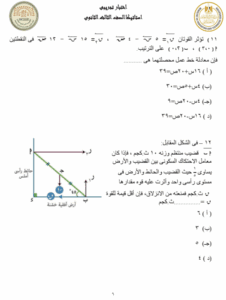 لطلاب الثانوية العامة 2025.. مراجعة استاتيكا شاملة بأهم الأسئلة المتوقعة مع الحل 7 مراجعة مادة الاستاتيكا