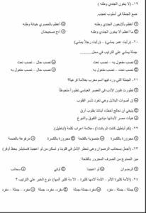 قبل ساعات من امتحان اللغة العربية.. مراجعة النحو للثانوية العامة 2025 ونماذج تدريبية 2 نماذج امتحانات نحو ثانوية عامة 2025
