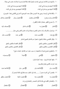 قبل ساعات من امتحان اللغة العربية.. مراجعة النحو للثانوية العامة 2025 ونماذج تدريبية 5 نماذج امتحانات نحو ثانوية عامة 2025