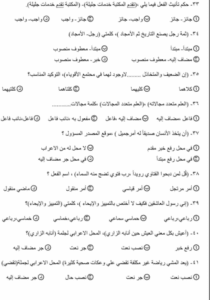 قبل ساعات من امتحان اللغة العربية.. مراجعة النحو للثانوية العامة 2025 ونماذج تدريبية 6 نماذج امتحانات نحو ثانوية عامة 2025