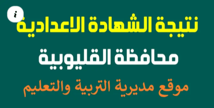 رابط نتيجة الشهادة الإعدادية بالقليوبية 2025 بالاسم.. اعرف نتيجتك الآن 2 رابط نتيجة الشهادة الإعدادية بالقليوبية 2025