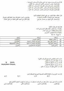 استعد لامتحان الكيمياء 2025.. مراجعة شاملة وأسئلة متوقعة لطلاب الثانوية العامة 3 مراجعة امتحان الكيمياء 2025