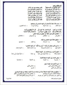 لطلاب الثانوية العامة 2025.. 11 سؤالا تلخص النصوص بمادة اللغة العربية 3 لطلاب الثانوية العامة 2025.. أفضل 11 سؤال في النصوص