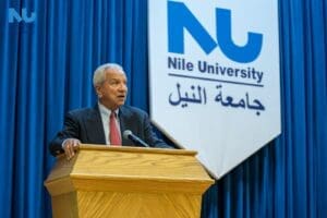 جامعة النيل تنظم أكبر Open House لطلاب الثانوية العامة لتعريفهم بنظامها التعليمي 7 القائم بأعمال رئيس الجامعة